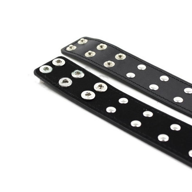 Male Sexy Leather Body Harness Bondage Chest Belt Straps with Arm Binders